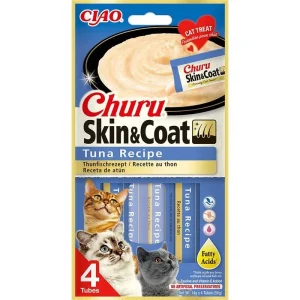 Inaba Cat Churu Skin & Coat Tuna 4x14g