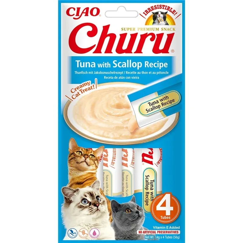 Inaba Cat Churu Tuna wirh Scallop Recipe
