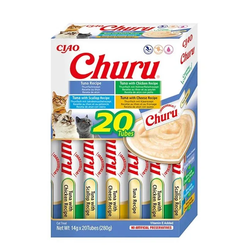 Inaba Cat Churu Varieties Tuna 20x14g
