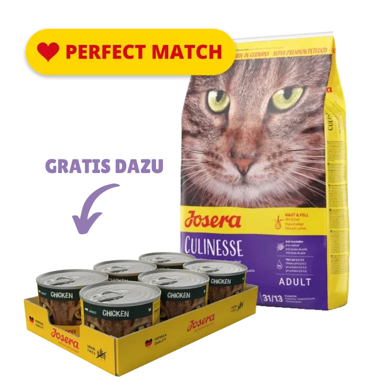 Josera Culinesse 10 kg + GRATIS Josera Cat Chicken 6 x 200 g - Image 2