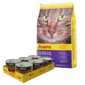 Josera Culinesse 10 kg + GRATIS Josera Cat Chicken 6 x 200 g