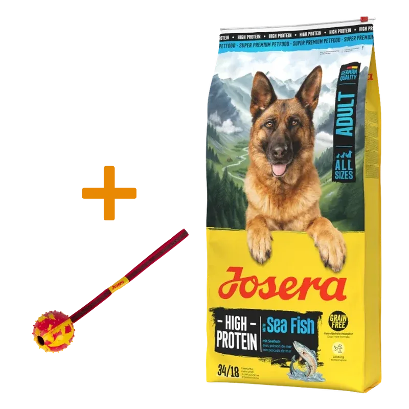 Josera High Protein Seefisch 12,5 kg + GRATIS Josera Wurfball