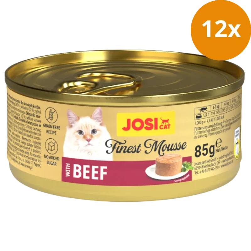 Josera JosiCat Finest Mousse with Beef 85 g - Image 2