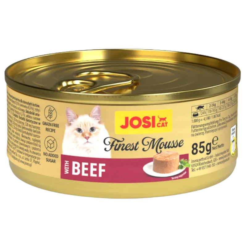Josera JosiCat Finest Mousse with Beef 85 g