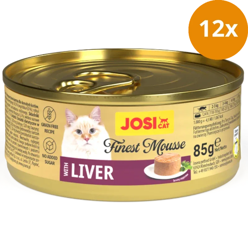Josera JosiCat Finest Mousse with Liver 85 g - Image 2
