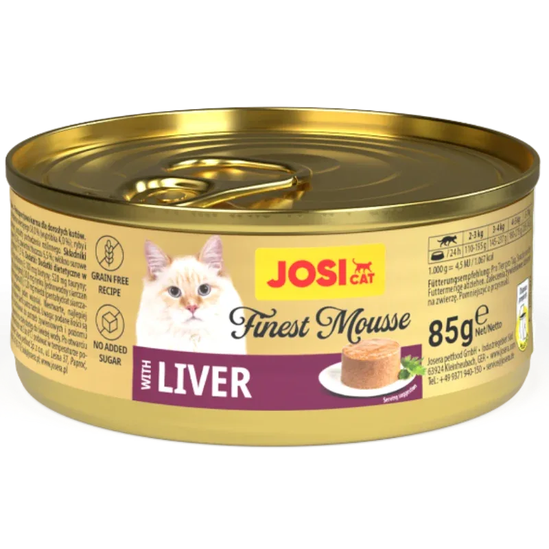 Josera JosiCat Finest Mousse with Liver 85 g