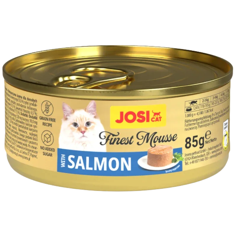 Josera JosiCat Finest Mousse with Salmon 85 g