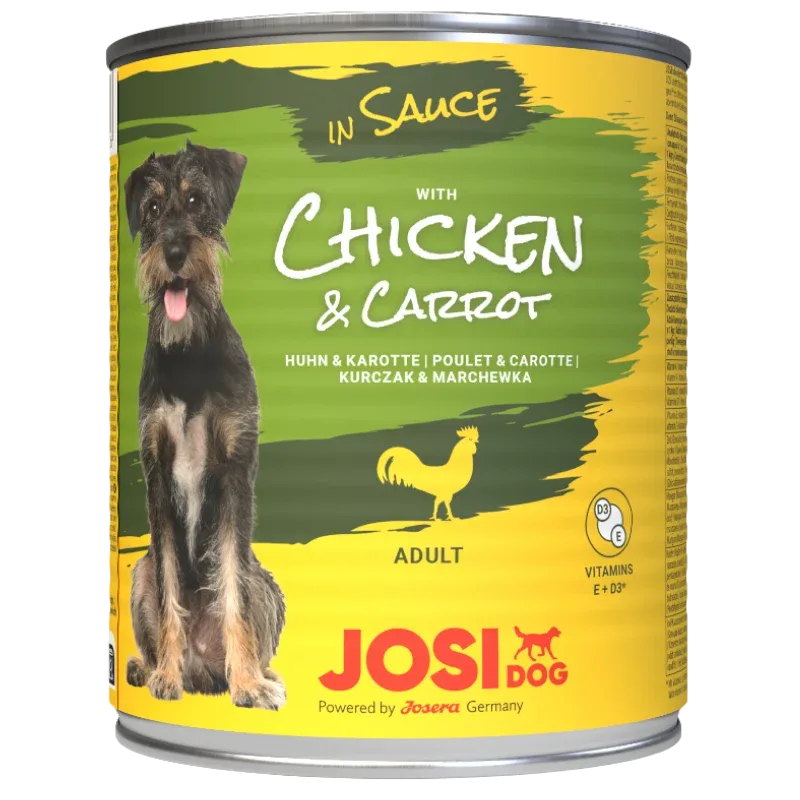Josera JosiDog Dose Chicken & Carrot in Sauce 830 g