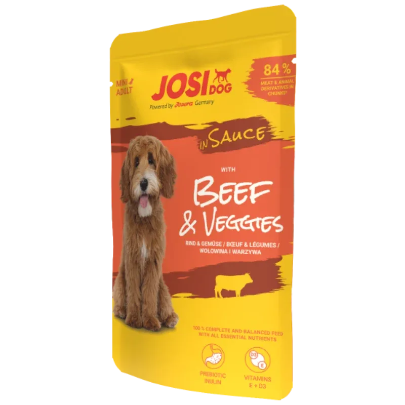 Josera JosiDog Mini Beef & Veggies in Sauce 100 g