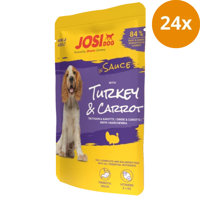 Josera JosiDog Mini Turkey & Carrot in Sauce 100 g - Image 2