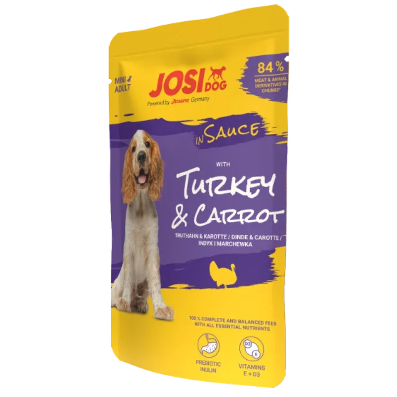 Josera JosiDog Mini Turkey & Carrot in Sauce 100 g