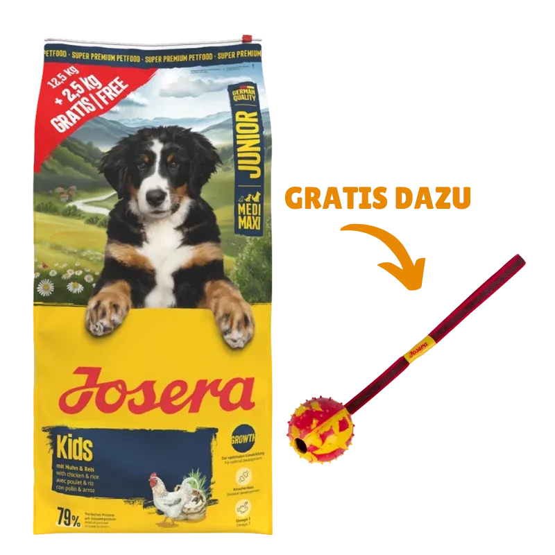 Josera Kids 15 kg + GRATIS Josera Wurfball - Image 2