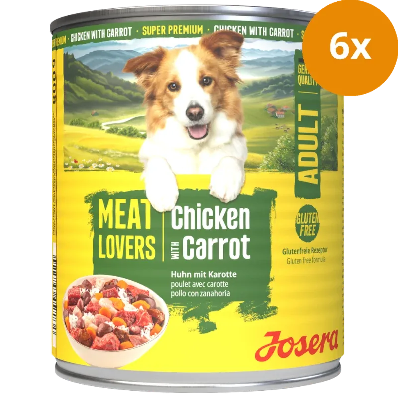 Josera Meat Lovers Adult Menu Chicken & Carrot 800 g - Image 2