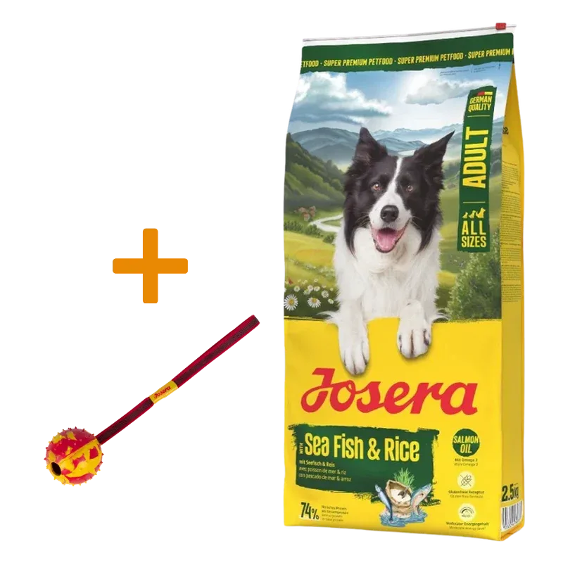 Josera Seefisch & Reis 12,5 kg + GRATIS Josera Wurfball