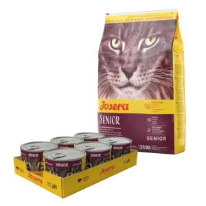 Josera Senior 10 kg + GRATIS Josera Cat Senior 6 x 200 g