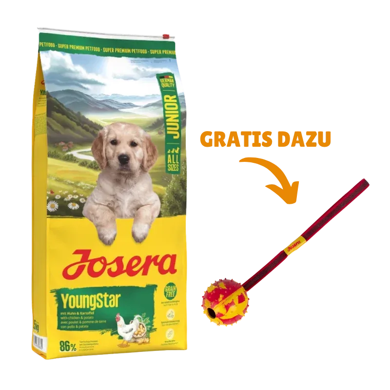 Josera YoungStar 12,5 kg + GRATIS Josera Wurfball - Image 2