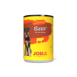 JosiDog Beef in Sauce ♥ Hunde-Nassfutter mit Rind in Soße