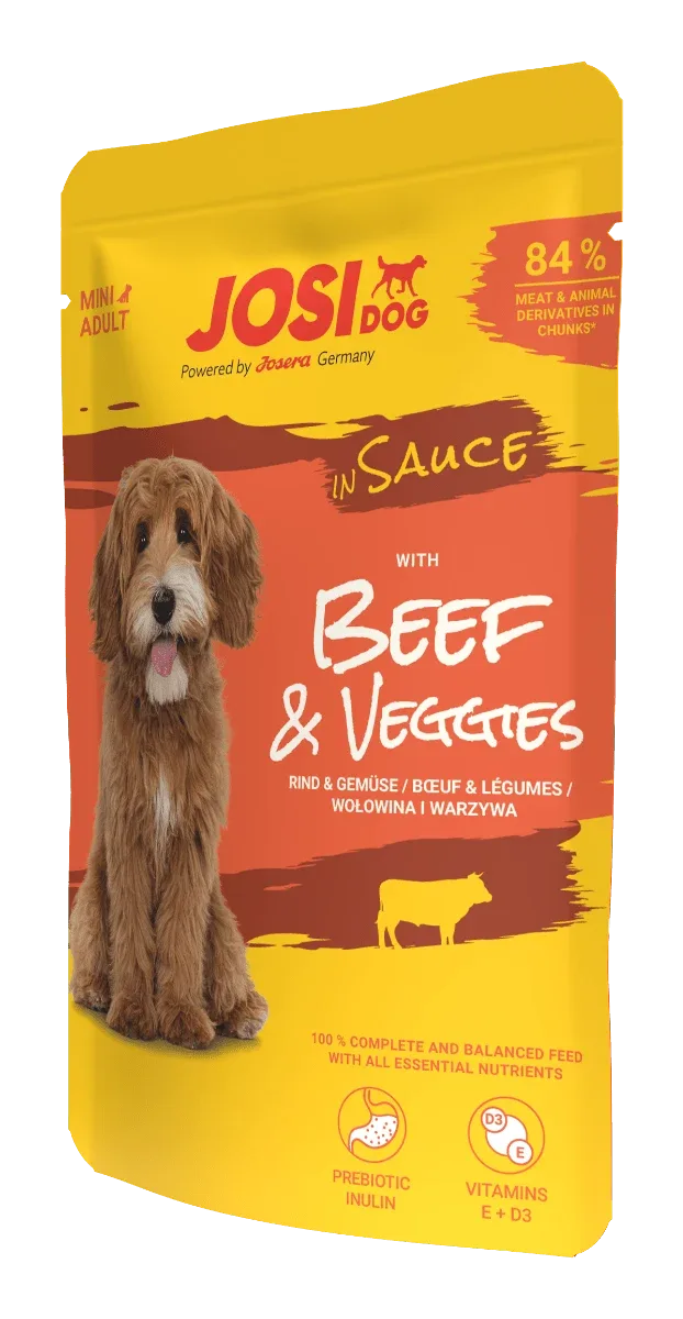 JosiDog Beef&Veggies in Sauce