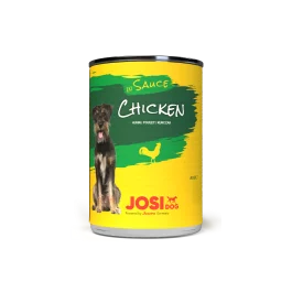 JosiDog Chicken in Sauce ♥ Hunde-Nassfutter mit Huhn in Soße