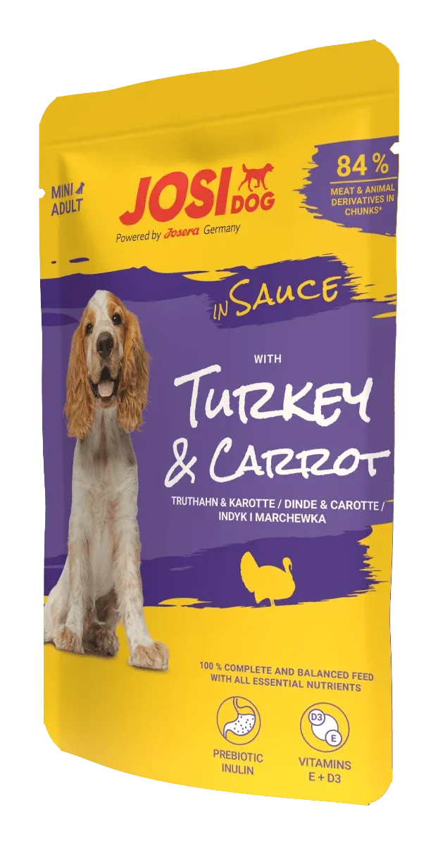 JosiDog Mini Turkey & Carrot in Sauce