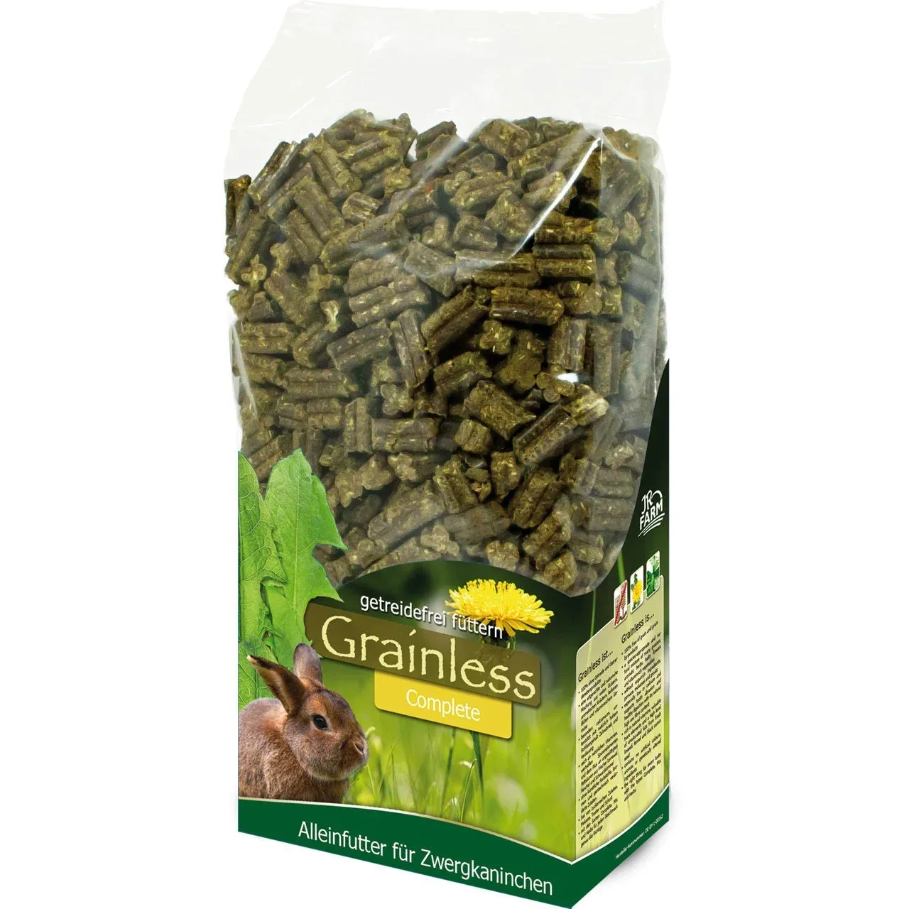 JR Farm Zwergkaninchen Futter Grainless Complete - Image 2