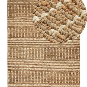 Jute Area Rug 160 x 230 cm Sandfarben KAMBERLI - HaustierPro
