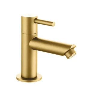 Kaltwasserhahn Golden gebürstet 1/2" - HaustierPro