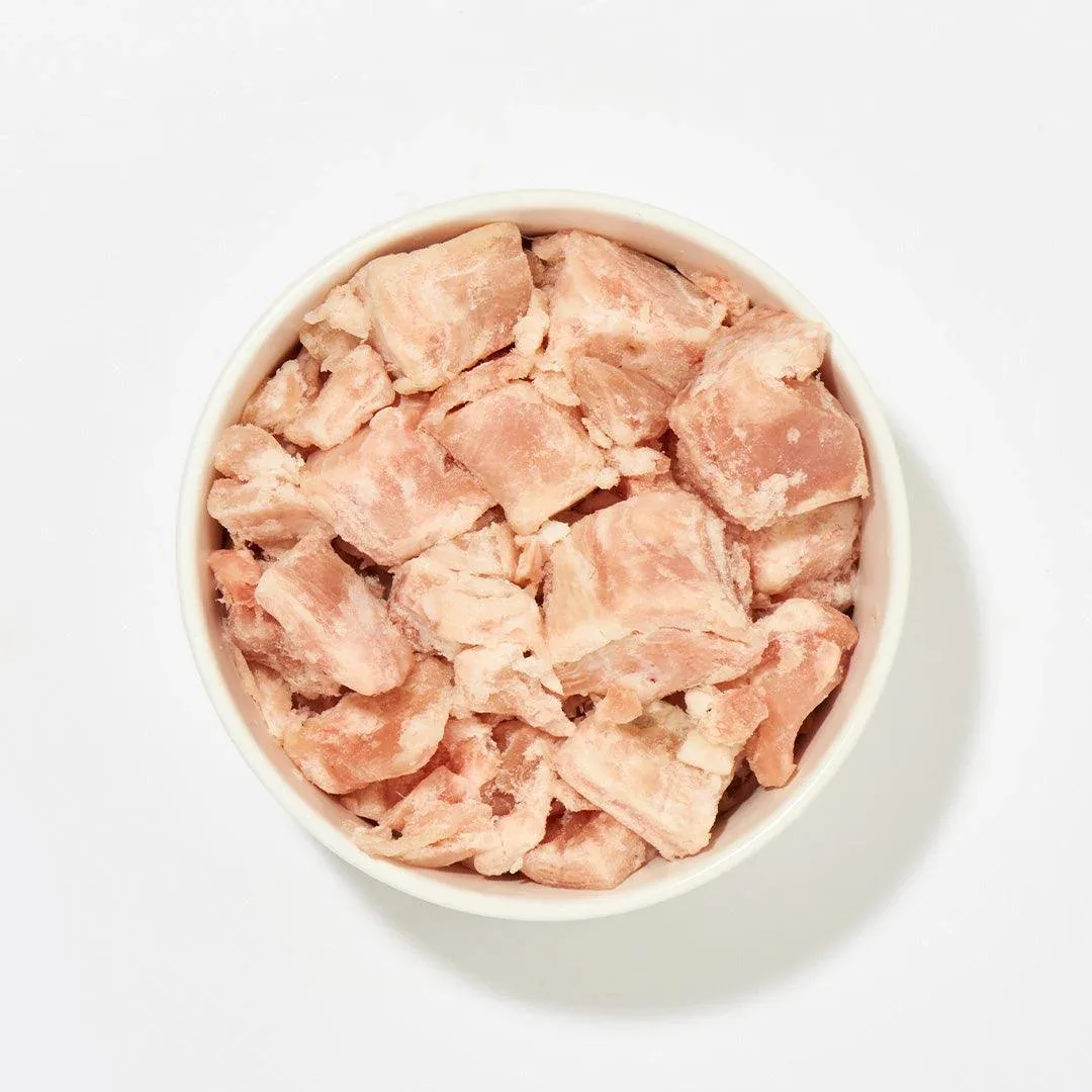 Kaninchenfleisch in Stücken
