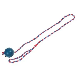 Karlie Gummiball mit Seil Durchmesser: 6 cm