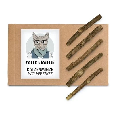 Kater Kasimir Matatabi Sticks, Katzenminze Sticks 5 Stück