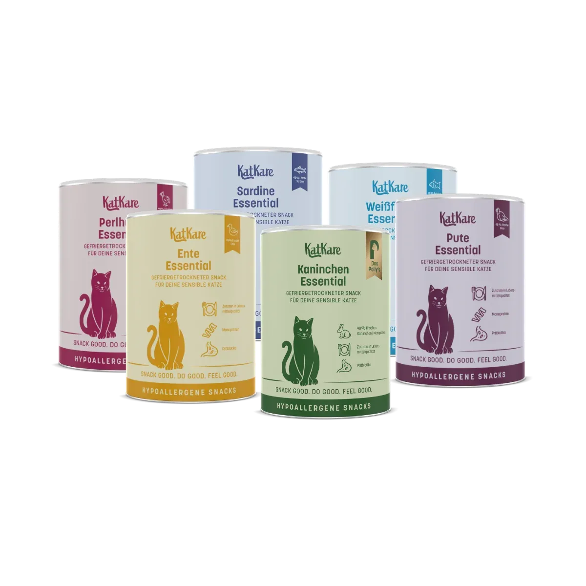 KatKare Box Hypoallergene Genuss-Vielfalt 6x 90g
