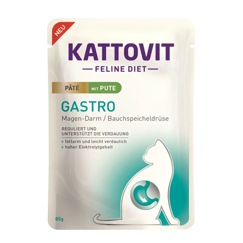 Kattovit Cat - Feline Diet Gastro Paté mit Pute