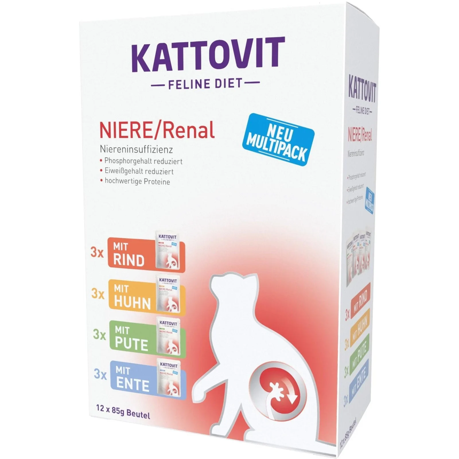 Kattovit Cat - Feline Diet Niere/Renal Multipack