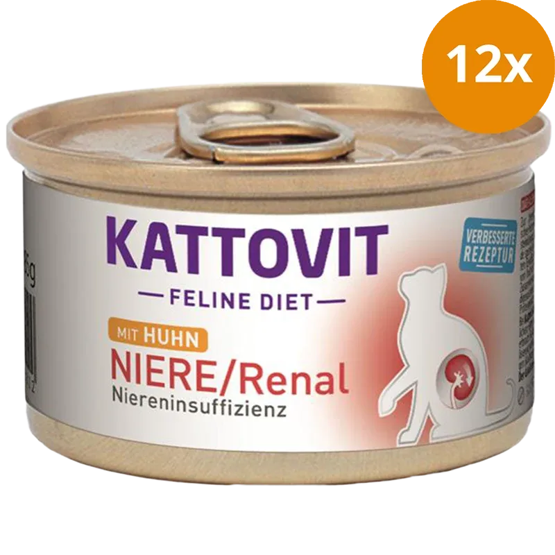 Kattovit Feline Diet Dose Niere / Renal Huhn 85 g - Image 2