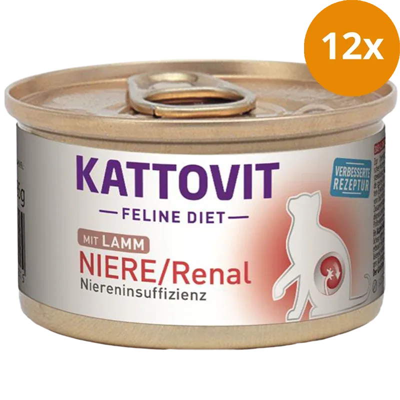 Kattovit Feline Diet Dose Niere / Renal Lamm 85 g - Image 2