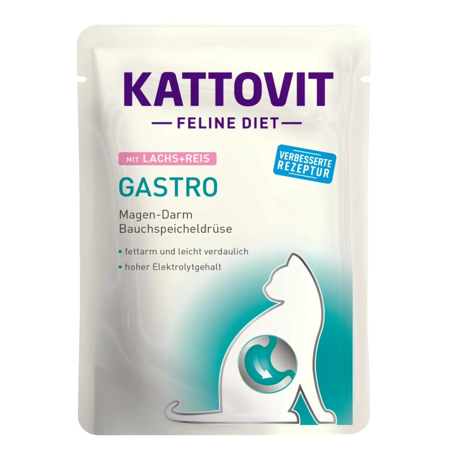 Kattovit Feline Diet Gastro Lachs + Reis