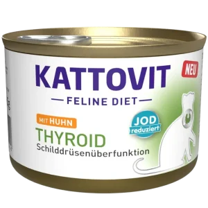 Kattovit Feline Diet Thyroid mit Huhn 185 g