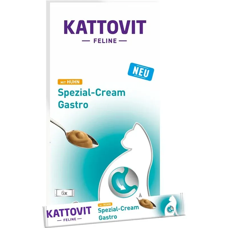Kattovit Gastro Spezial-Cream mit Huhn 6x15g