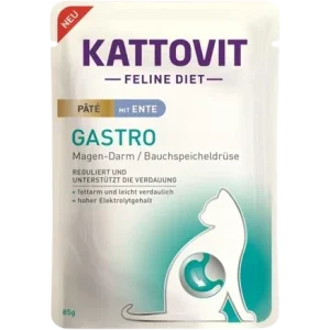 Kattovit PB Feline Diet Gastro Paté mit Ente 85 g