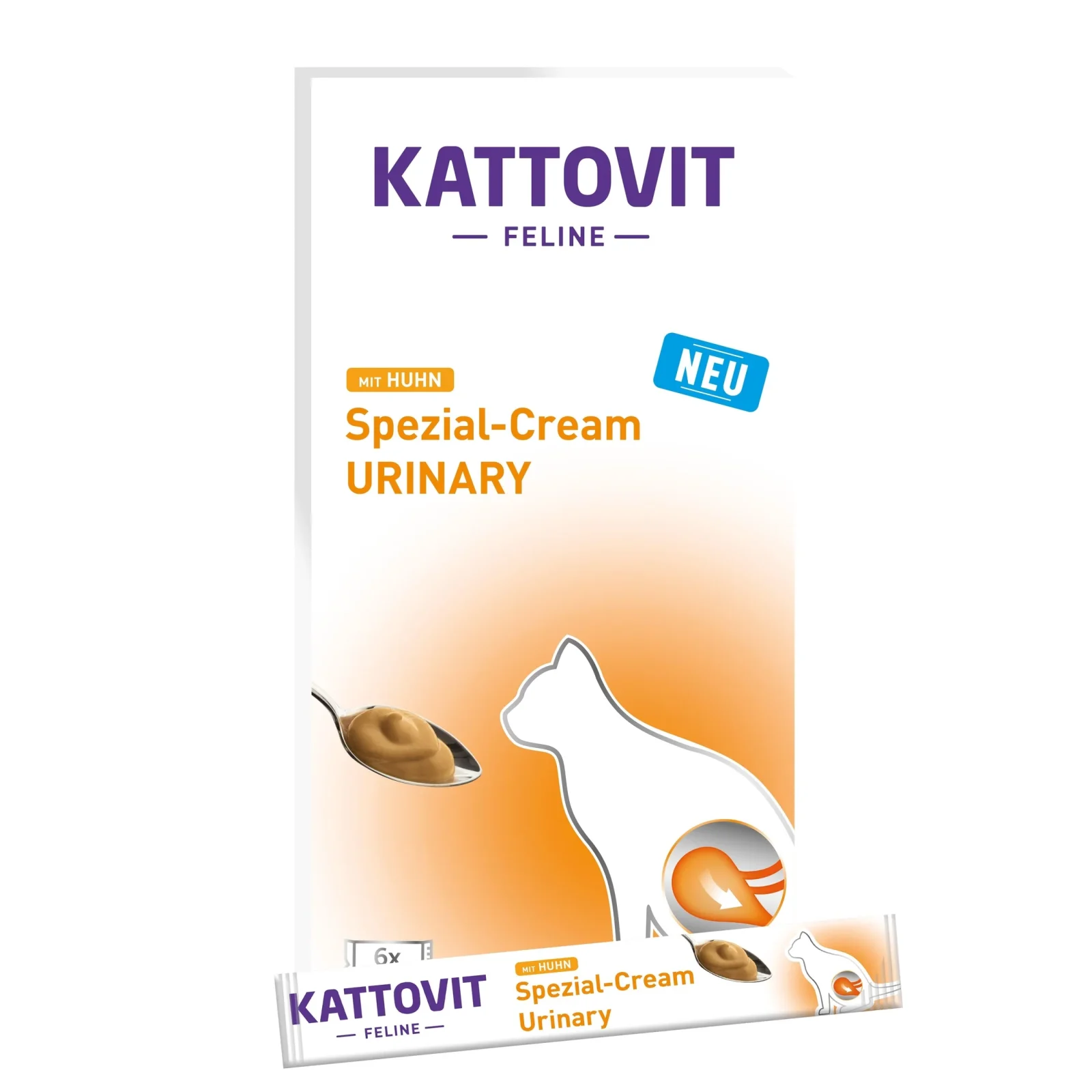 Kattovit URINARY mit Huhn Spezial-Cream