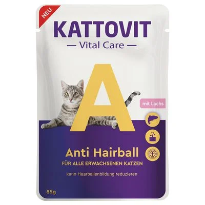 Kattovit Vital Care Anti Hairball mit Lachs 85 g