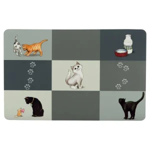 Katzen Napfunterlage Patchwork Cat