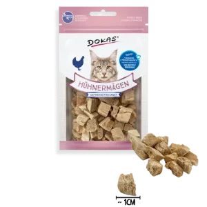 Katzensnack getrocknete Hühnermägen