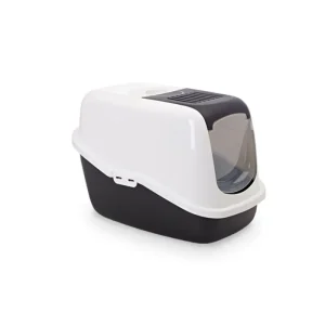 Katzentoilette Nestor schwarz 56 x 39 x 38,5 cm | 263456 - HaustierPro