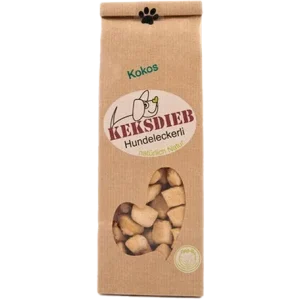 KEKSDIEB Hundeleckerli Buttermilch Kokos Tropfen 100 g
