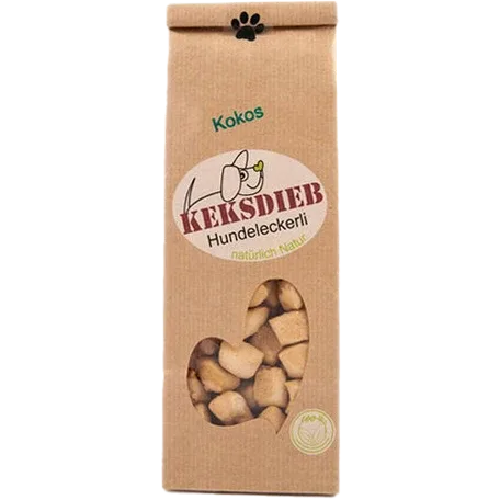 KEKSDIEB Hundeleckerli Buttermilch Kokos Tropfen 100 g