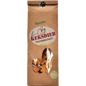 KEKSDIEB Hundeleckerli Karotten Knusperlis 100 g