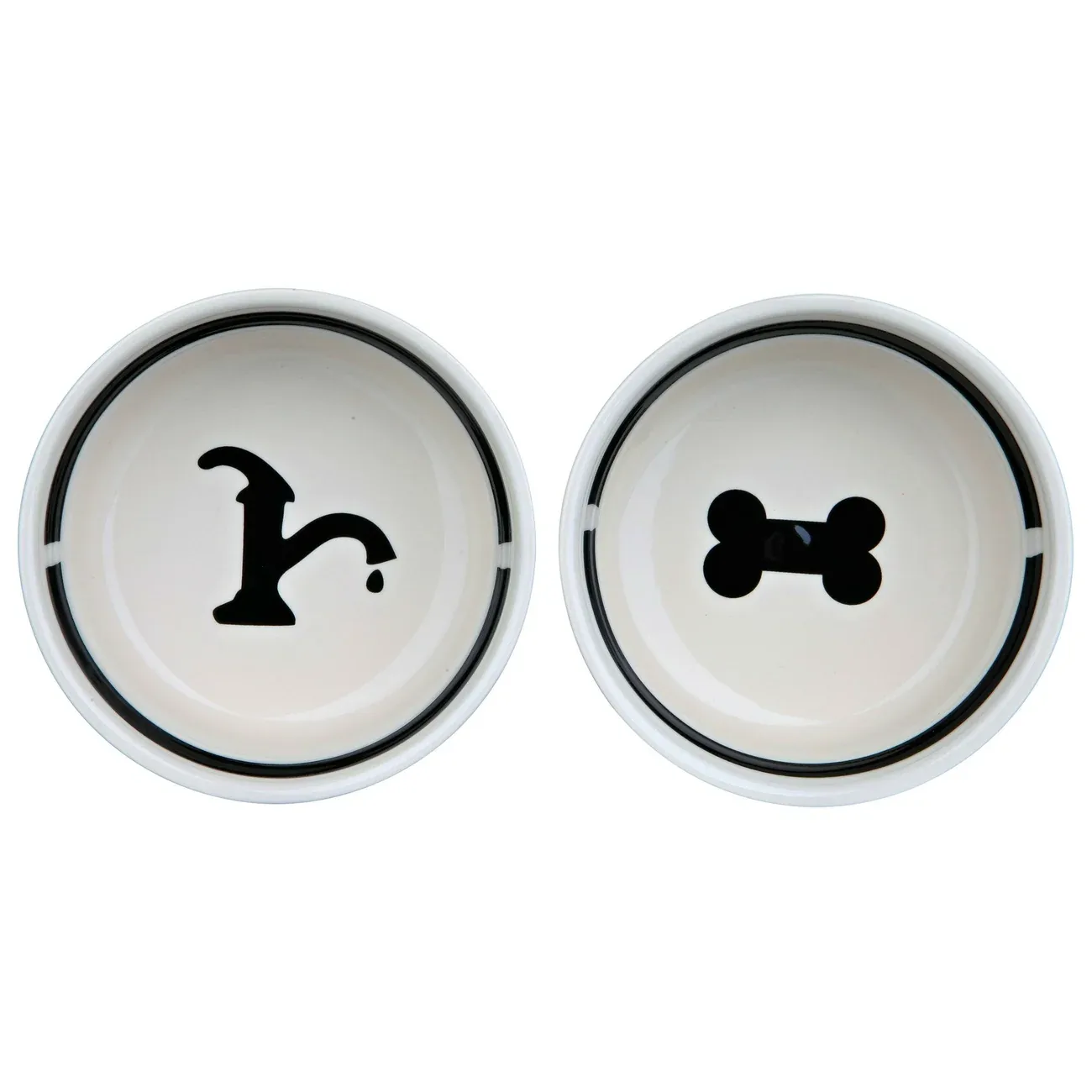 Keramik Hundenapf Set mit Metallhalterung - Image 2