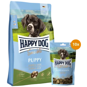 Kombipaket Happy Dog Puppy Lamm & Reis