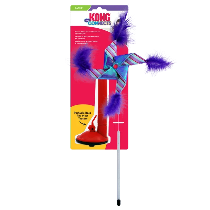 KONG Cat Connects Switch Teasers Pinwheel